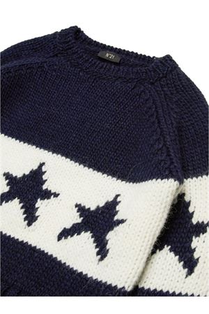 maglione in acrilico blu N°21 KIDS | N21955N03920N821